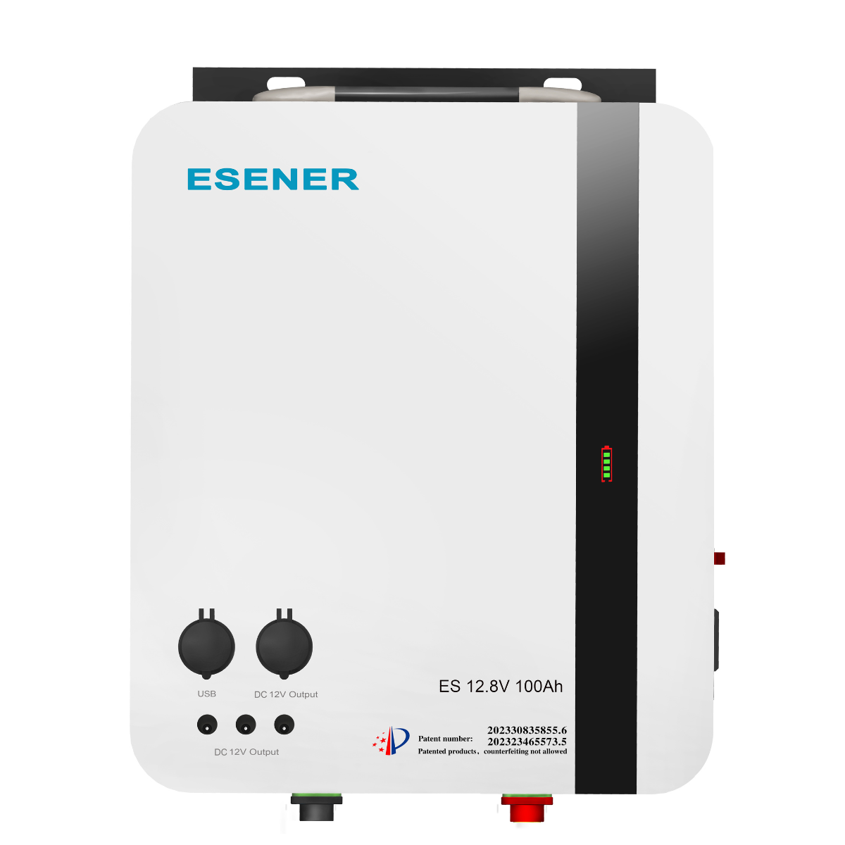 ESENER 1.28kwh 12V Multifunctional Lithium Battery With Built in Emergency Inverter