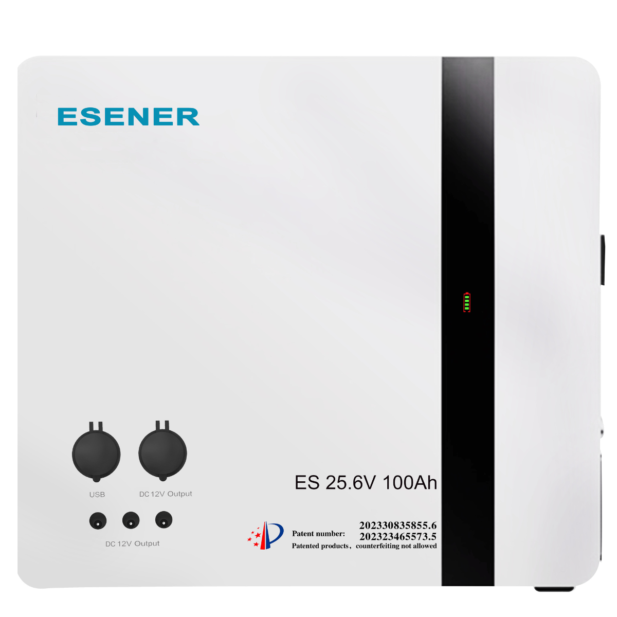 ESENER 2.56kwh 24V Multifunctional Lithium Battery With Built in Emergency Inverter