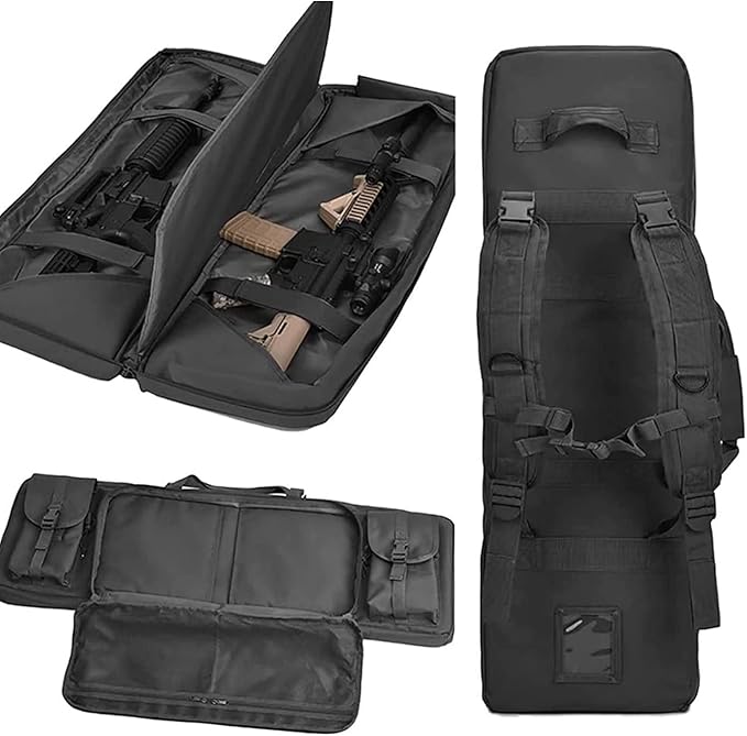 46 Inch Rifle Shotgun Double Gun Bag Black or Grey