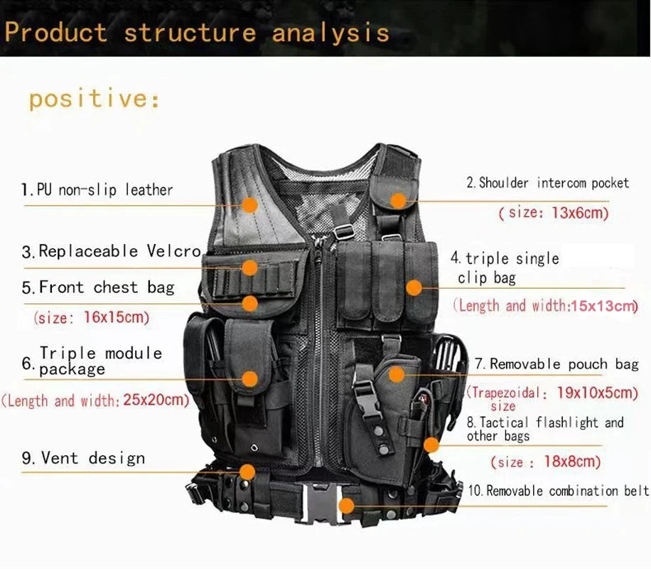 Tactical Vest | One Size Fits All