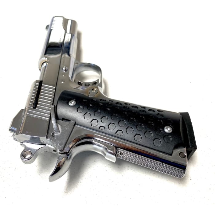 Kuzey 911 blank/signal 9mm PAK - chrome with chrome trim and black grip