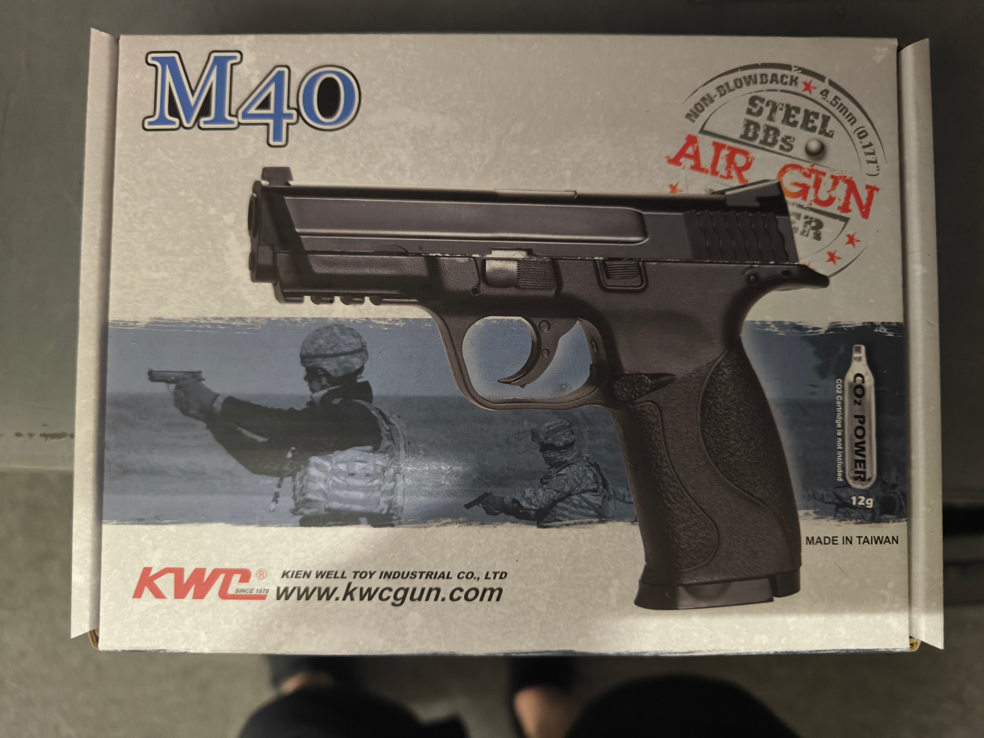 KWC Smith & Wesson Mp40 | Non-Blow back Co2 Bb Gun | Metal Slide